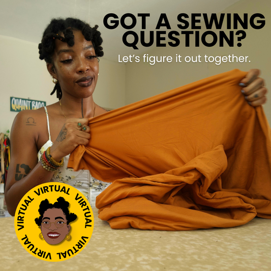 Private Virtual Sewing Sessions