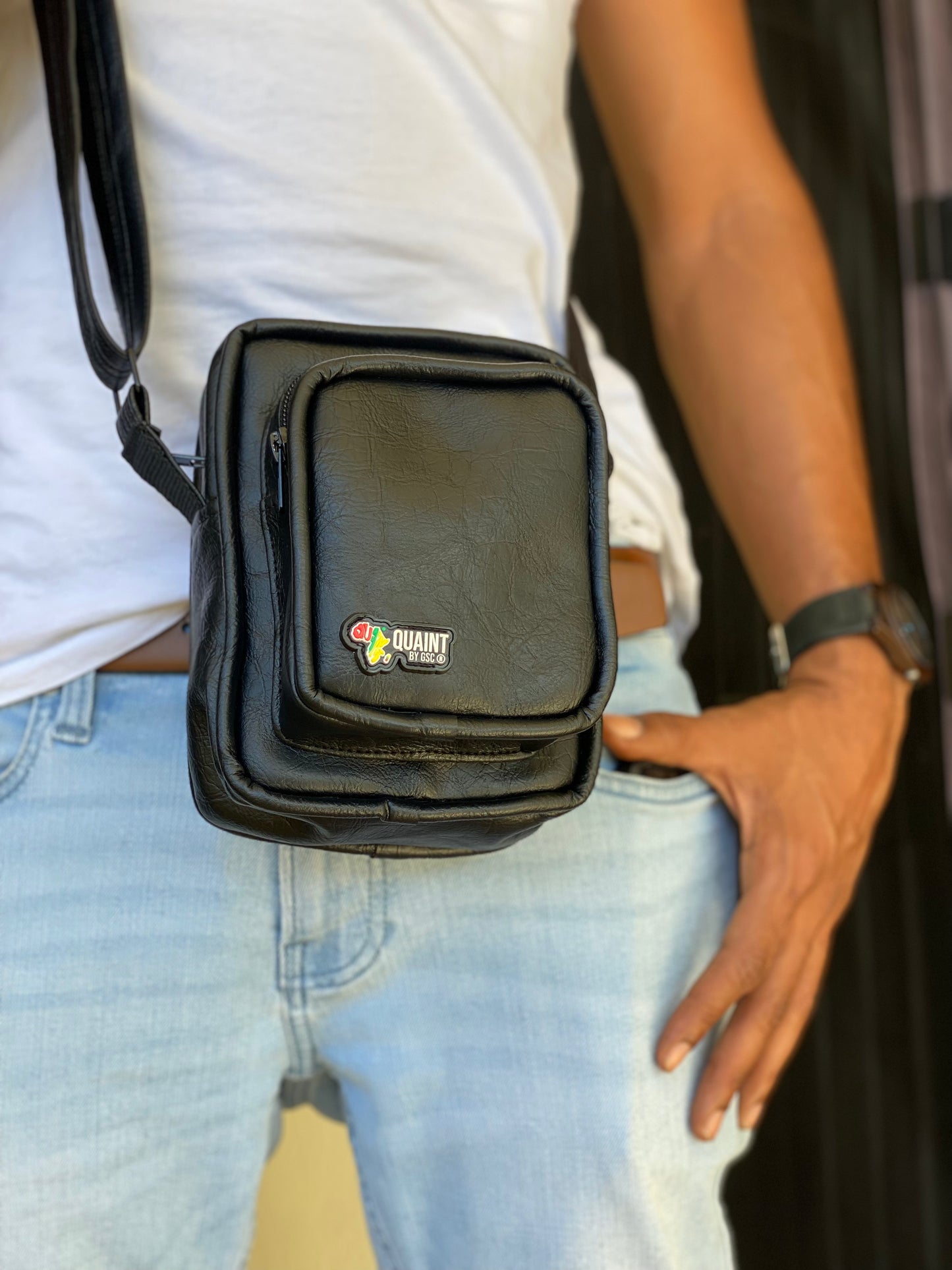 slow fashion clothes, ethical fashion, handmade fashion, backpack, book bag, handmade backpack, reggae backpack, leatherette bag, bag made in jamaica, caribbean products, sew quaint, quaint bags