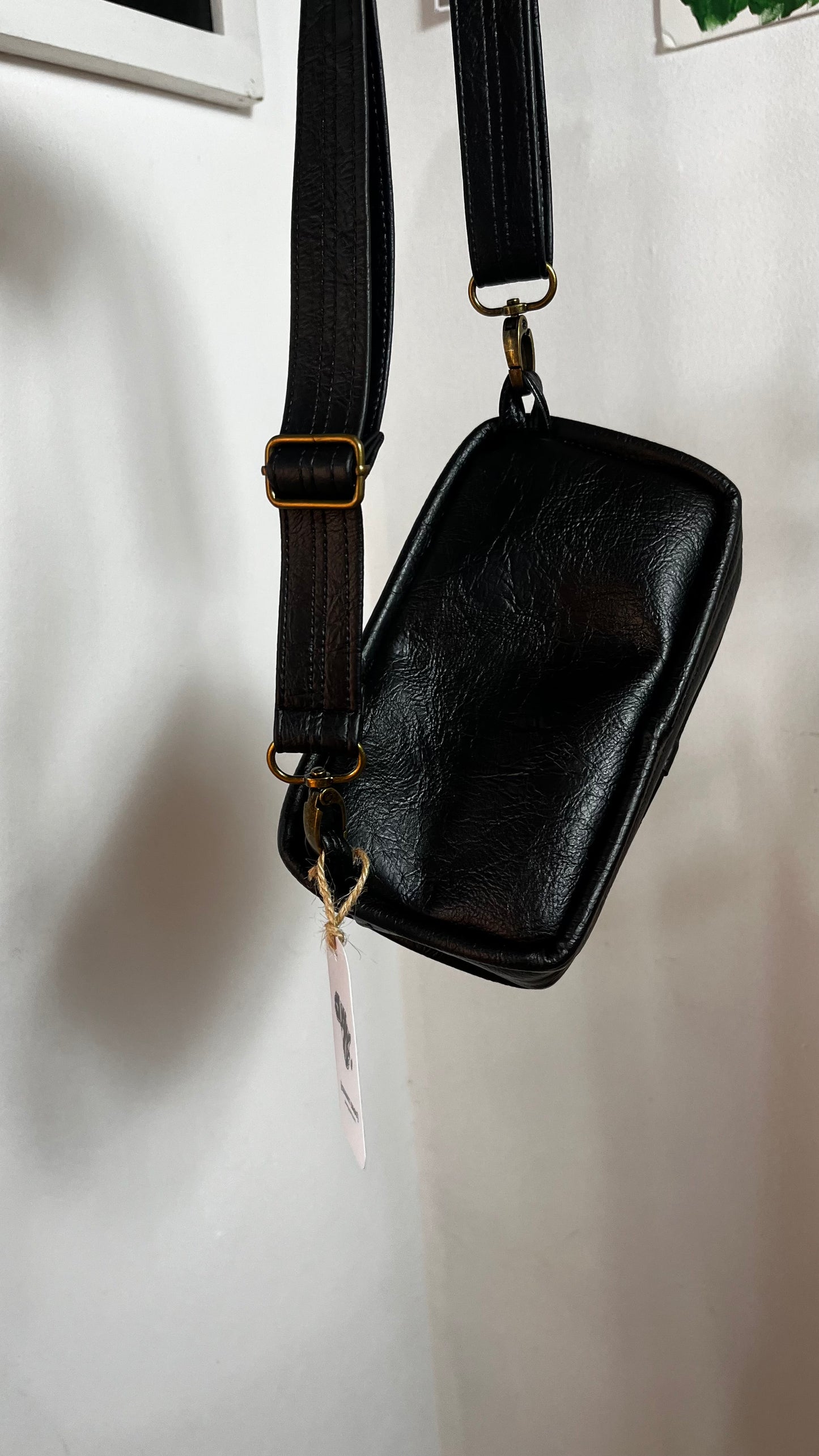 Warrior Belt Bag | BLACK with white map of Africa
