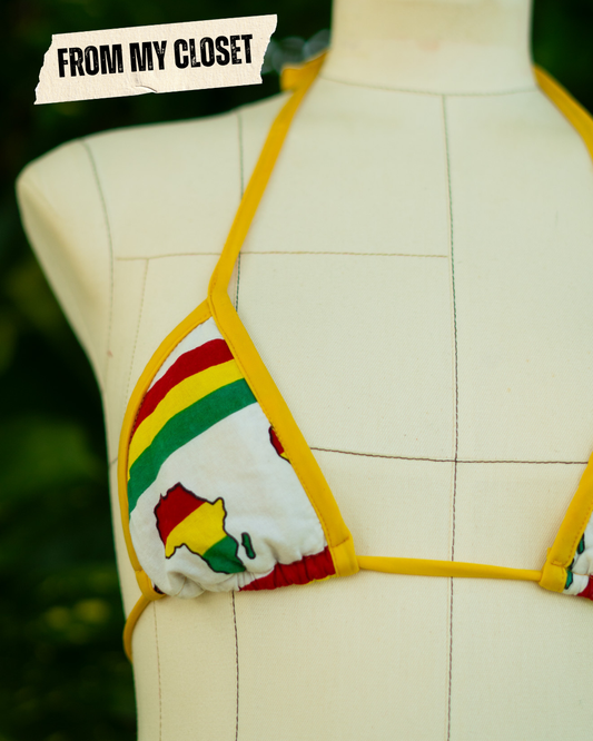 From My Closet | Yellow Bikini Top