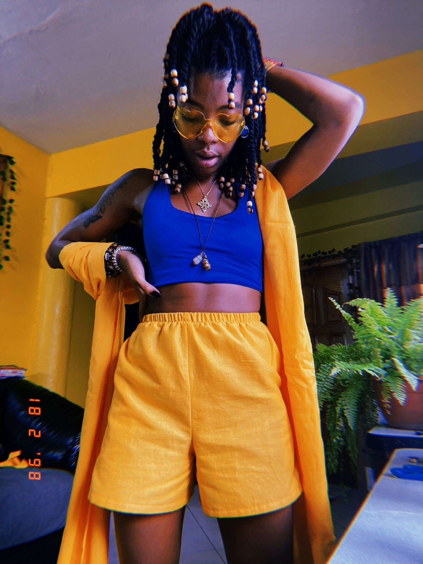 SQ003: Elastic Waistband Shorts PDF Sewing Pattern (w/ Pockets)
