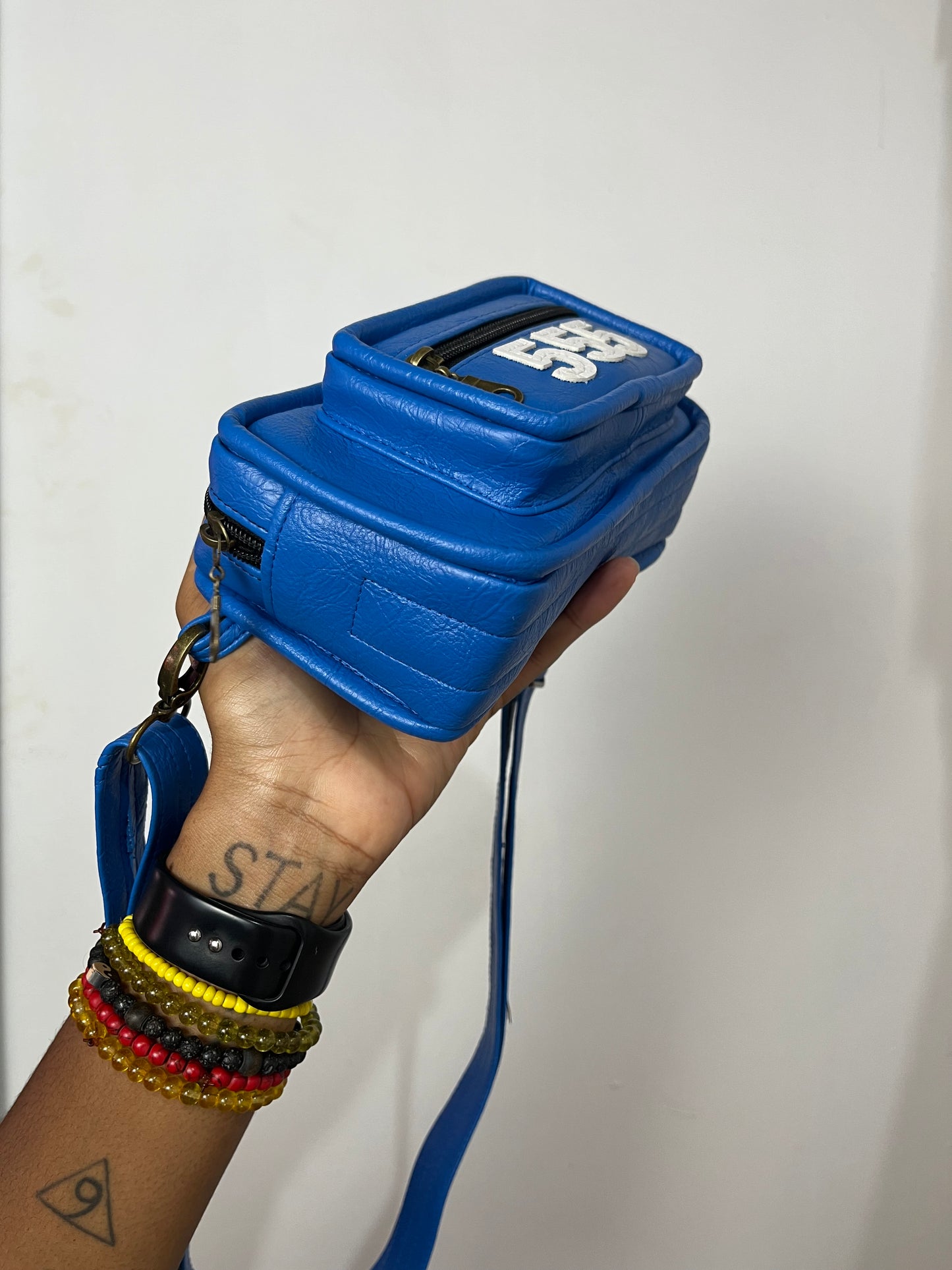 WARRIOR BELT BAG: Blue Numerology Edition