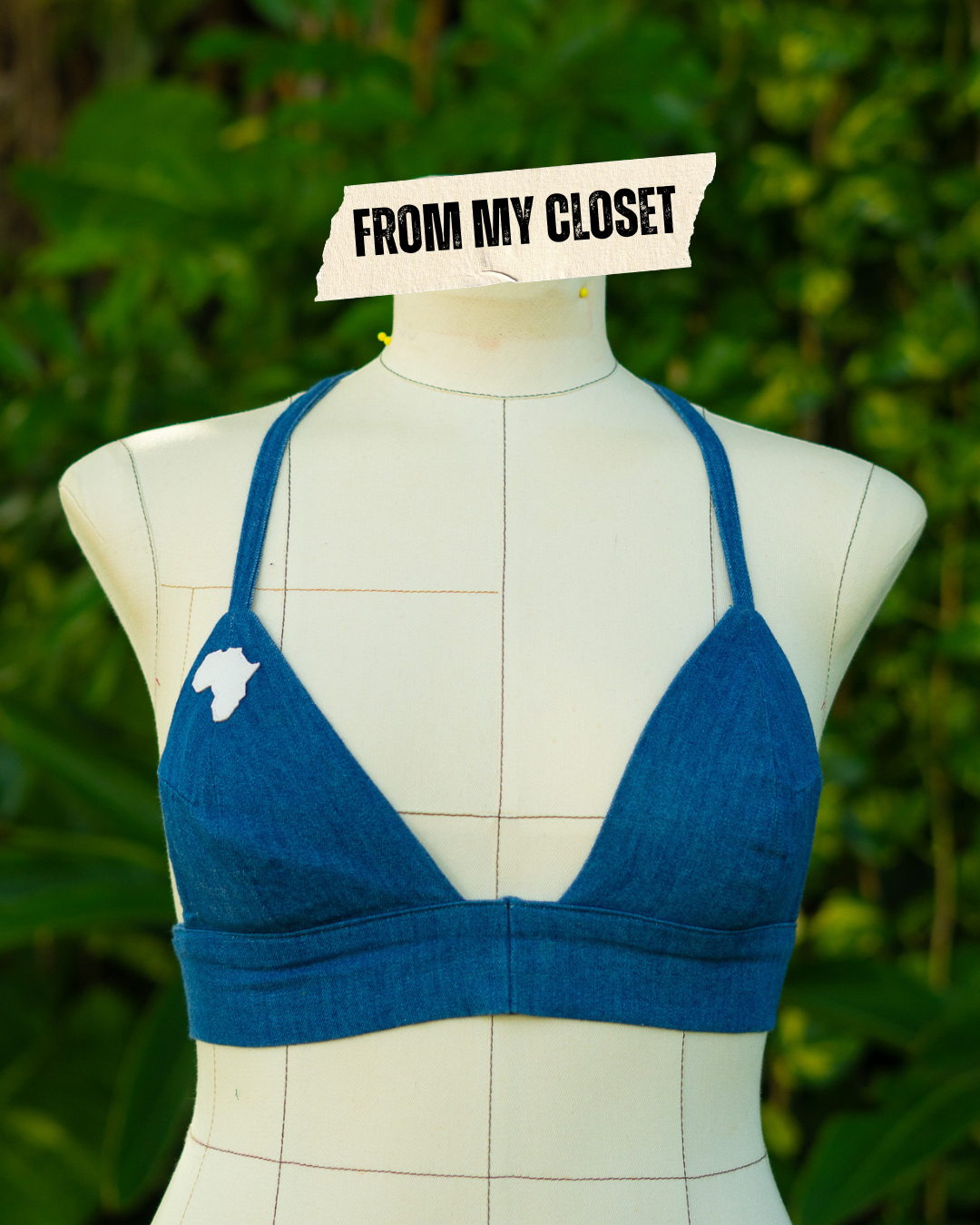 Denim Bralette | S