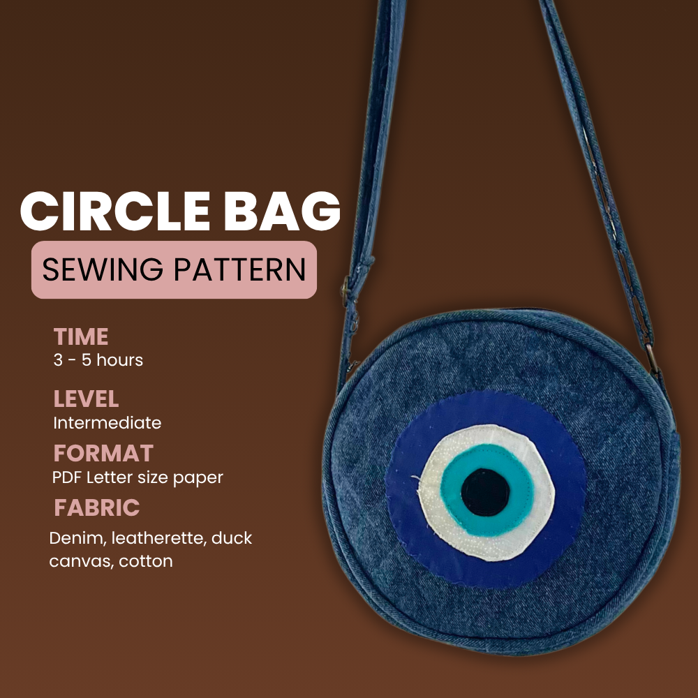 Macaroon Circle Bag SEWING PATTERN