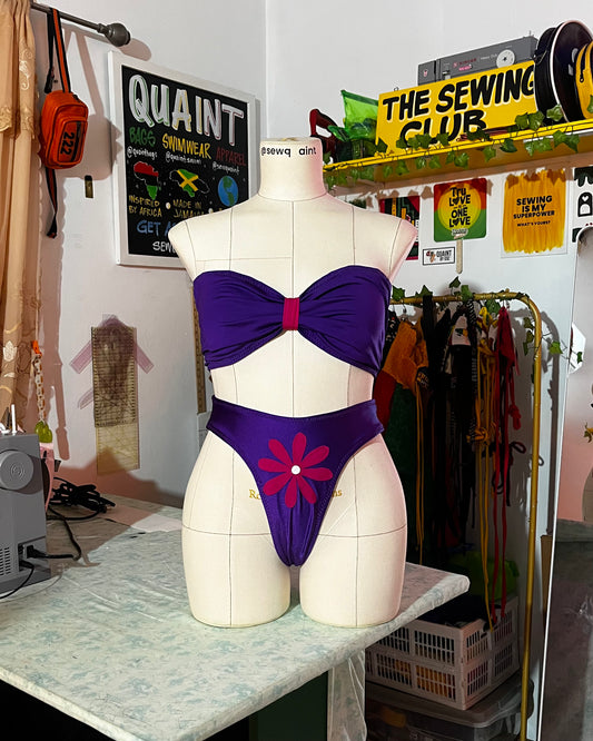 Periwinkle Thong Bikini (Pre-order)