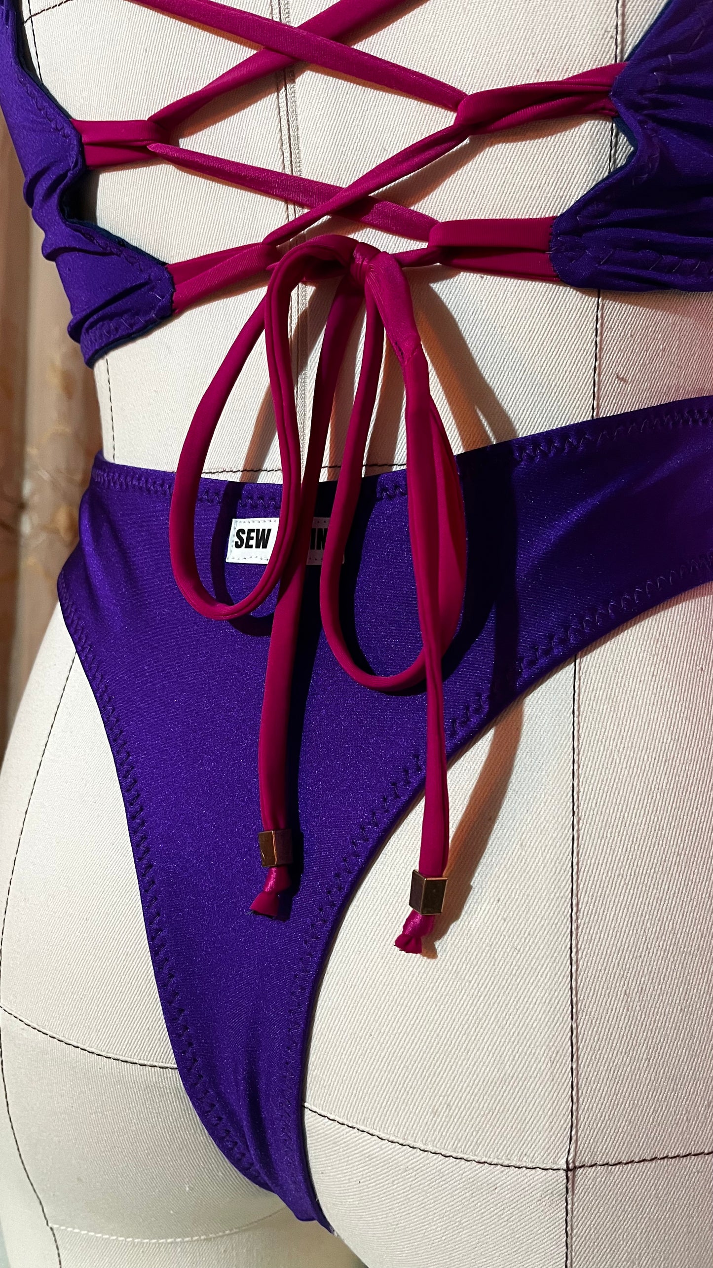 Periwinkle Thong Bikini (Pre-order)