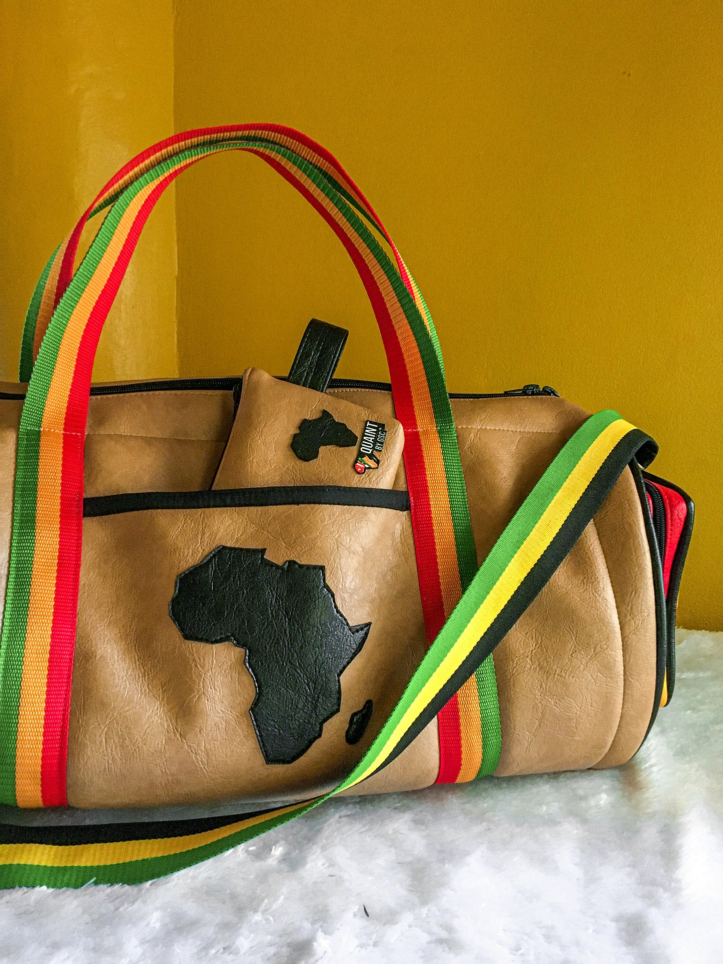 Senegal Duffle Bag | TAN (Zoya Purse included)