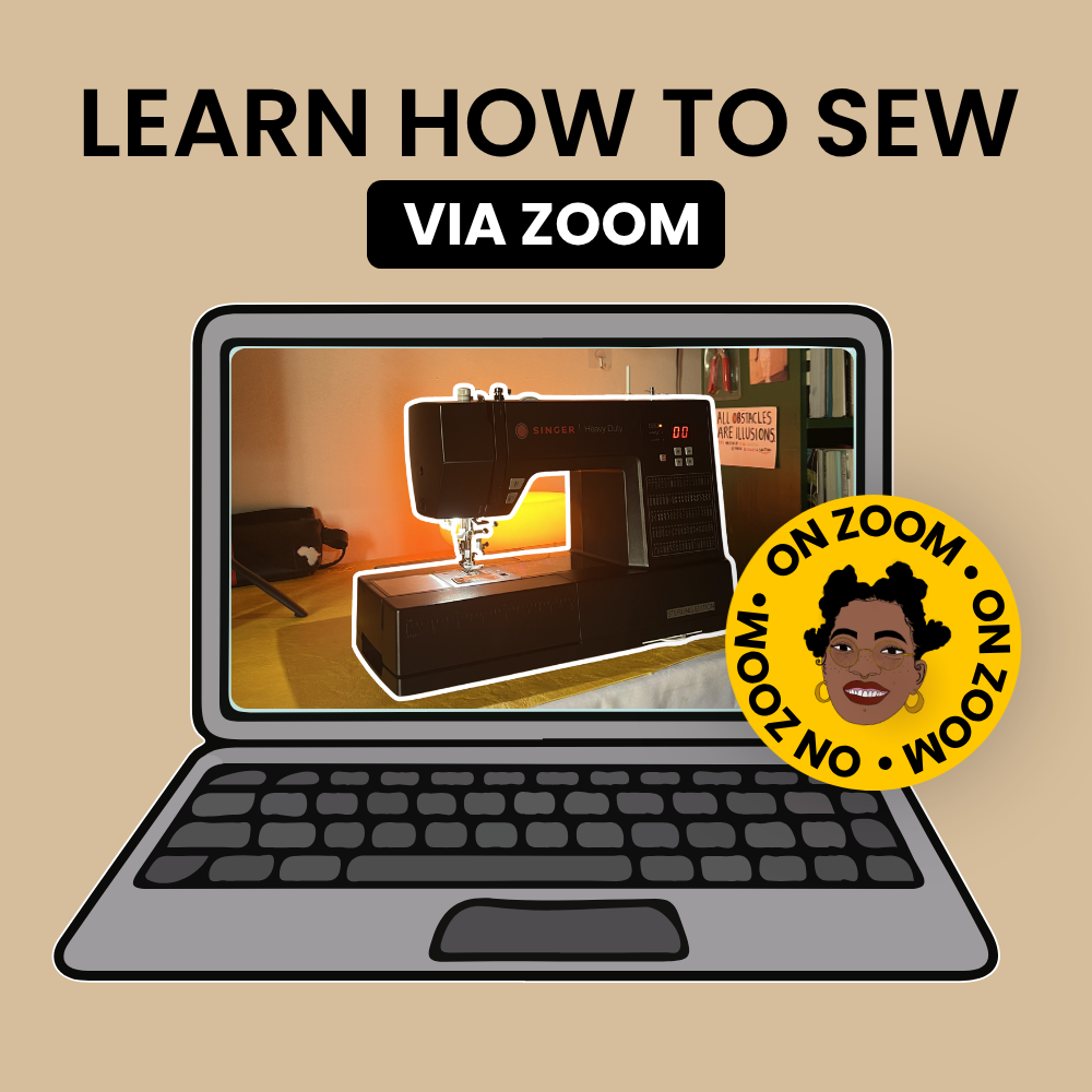 VIRTUAL One-On-One Sewing Session Via Zoom