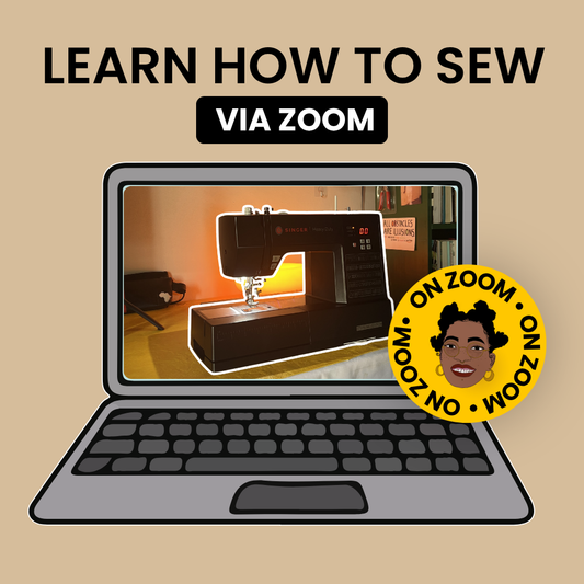 VIRTUAL One-On-One Sewing Session Via Zoom