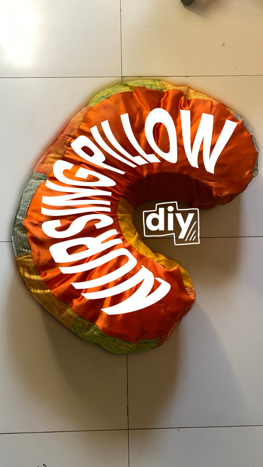 SQ013: Nursing Pillow / Curved Pillow PDF Sewing Pattern