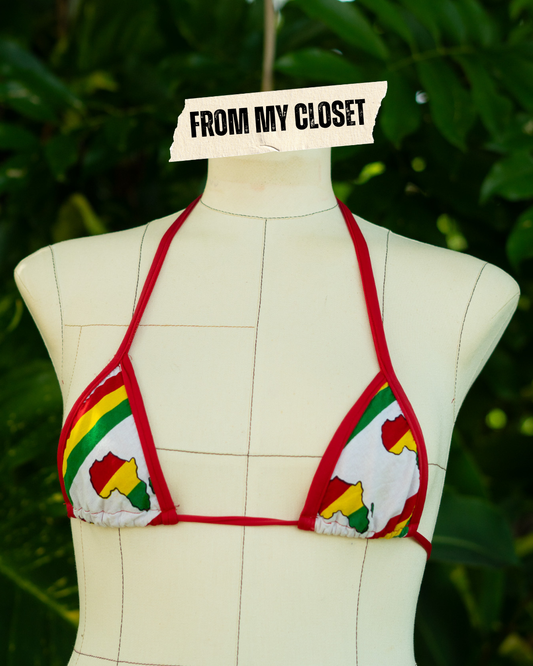 From My Closet | Red Bikini Top