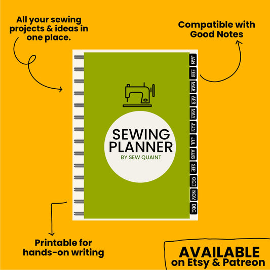 Sew Quaint Sewing Planner