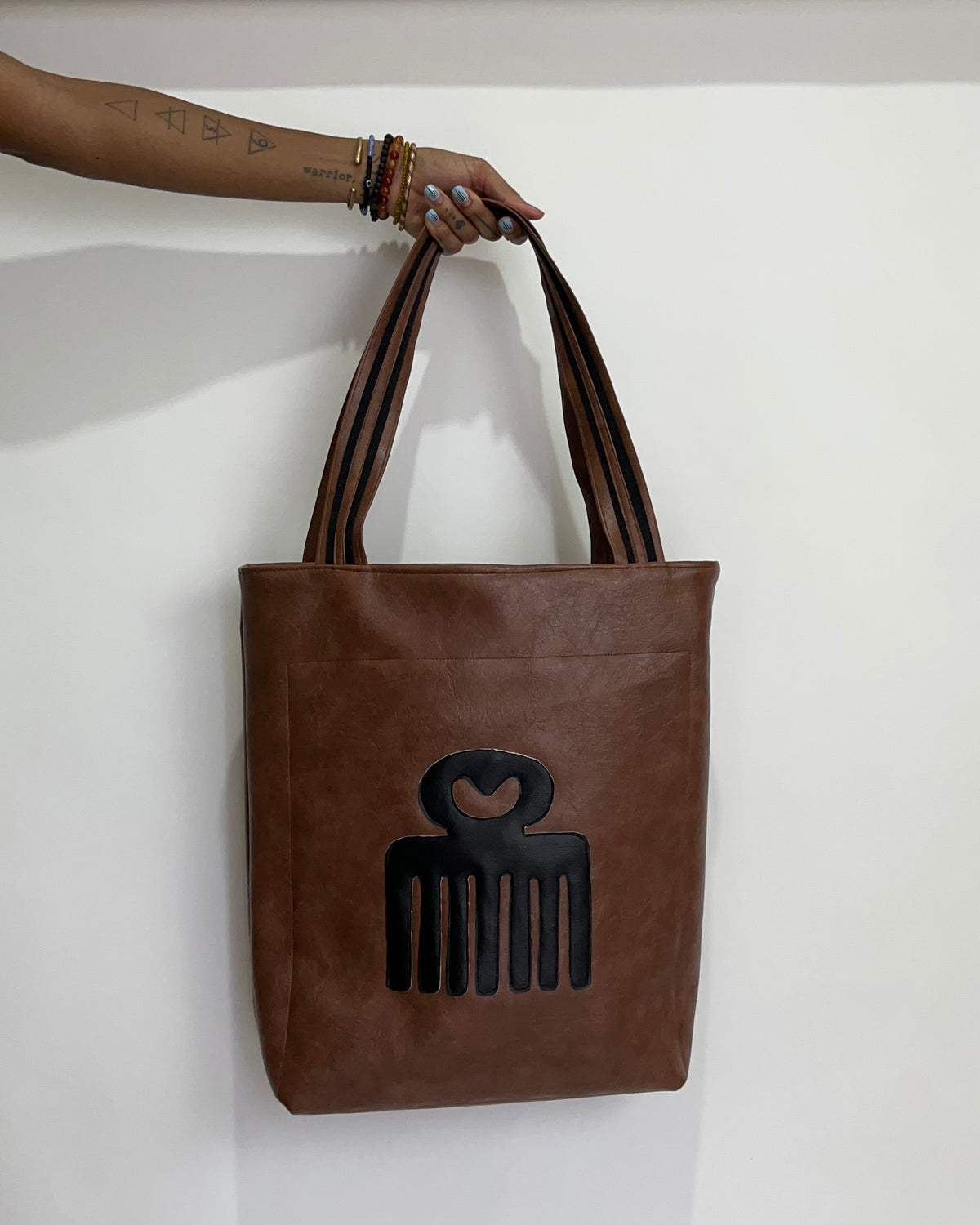 Zuri Tote Bag | BROWN