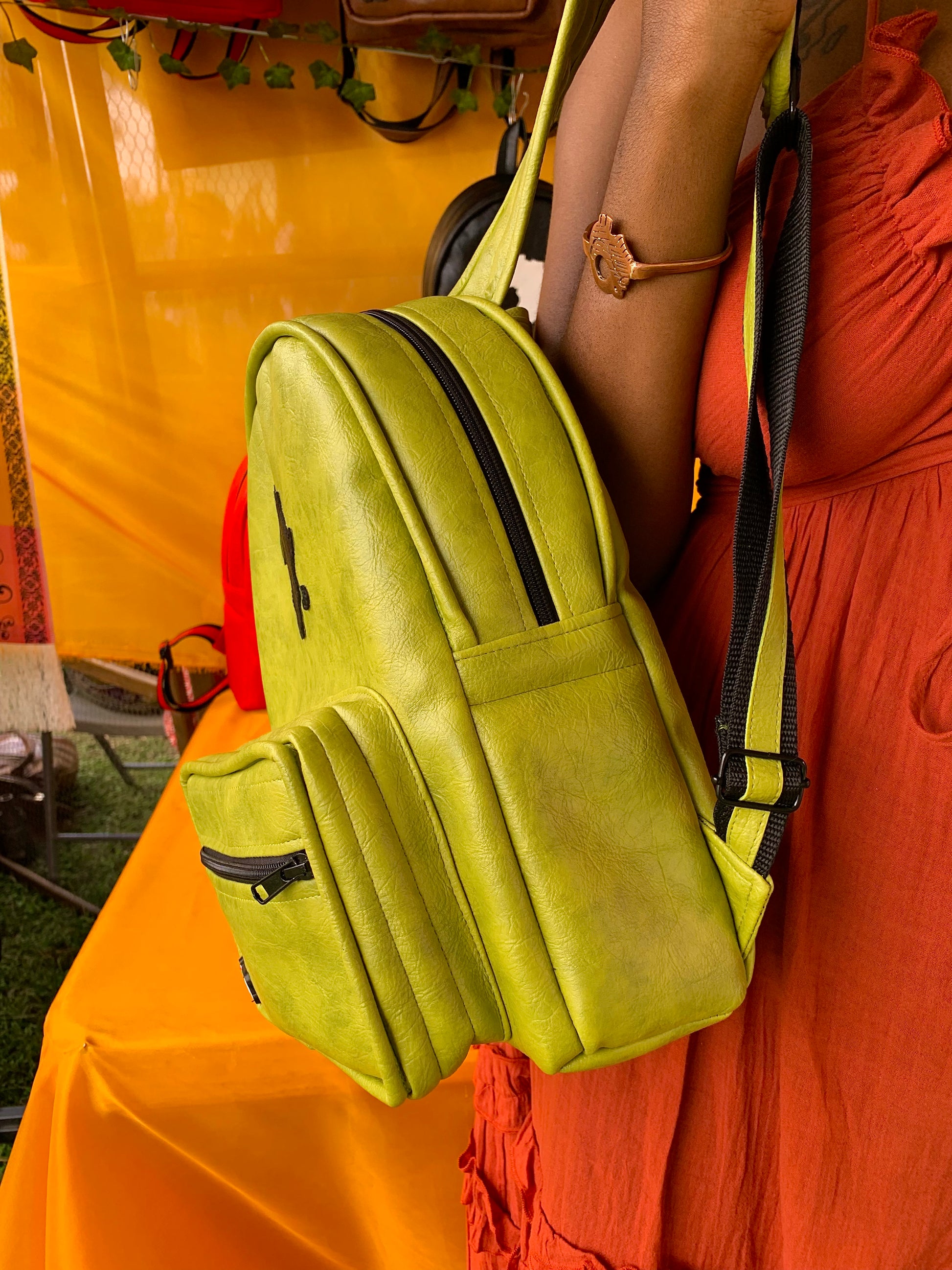 Motherland Backpack | Chartreuse