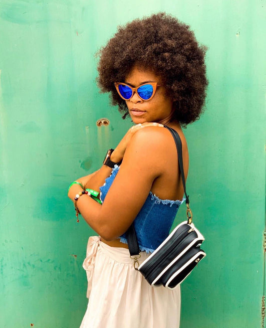 Warrior Belt Bag | BLACK + WHITE